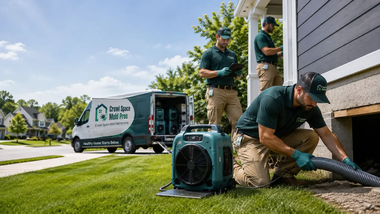 Crawl Space Mold Removal in Homestead, IA